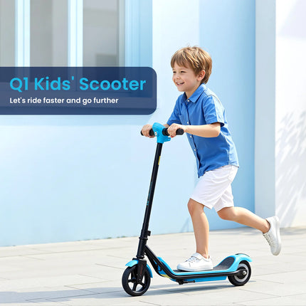 Monopattino Elettrico TWOFISH Q1 per Bambini |   Motore da 110W, Ruote da 6,5 Pollici, 15KM/H, Autonomia 5-18KM, Colore Rosa-Nero