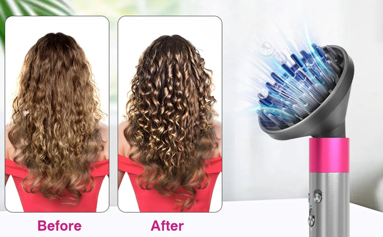 Diffuser Attachment for Dyson Two Airflow Dome Diffuser Modes for Airwrap Hs05 Hs03 Hs01 Hair Diffuser for Hair Drying