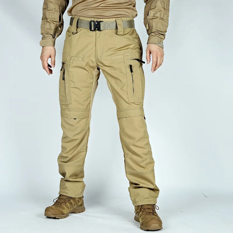 Men's Outdoor Tactical Pants With Multi Pocket Combat Training Hunting Cargo Pants Waterproof Wear-resistant Workwear Pants