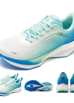 ONEMIX Scarpe da corsa da jogging per uomo Scarpe da ginnastica da esterno super leggere Scarpe da passeggio antiscivolo con ascensore Donna PlatiNum