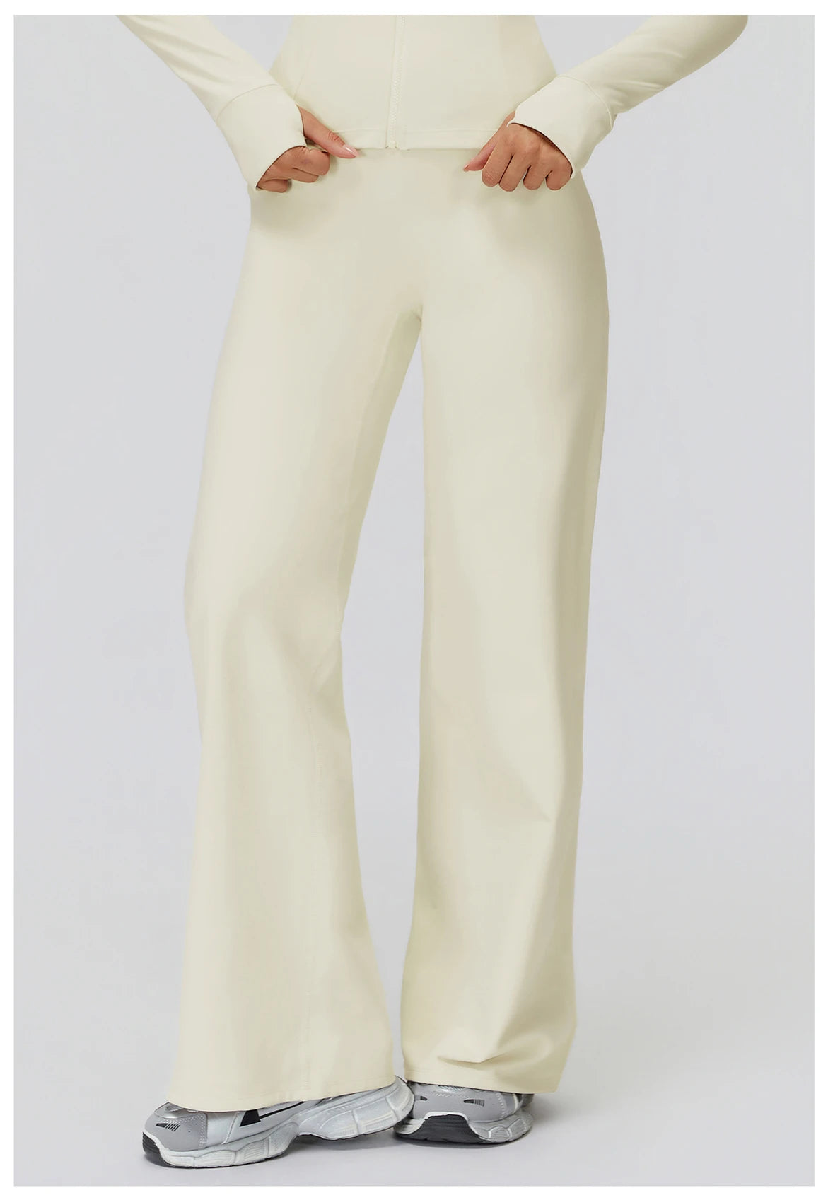 Yoga Pants High Waist Flare Leggings Women Gym Fitness Flared Trousers Breathable Wide Leg Pants Female Workout Dance Trousers