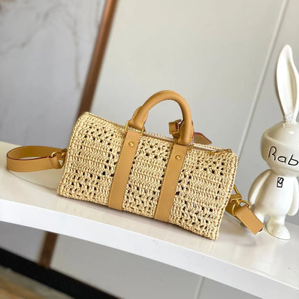Borsa da donna ultra leggera, indossabile in più modi, multiuso, per tutti i giorni, portatile, con manico in PU liscio, borsa a tracolla da donna, organizer per viaggi brevi in città, per il weekend o per brevi distanze.
