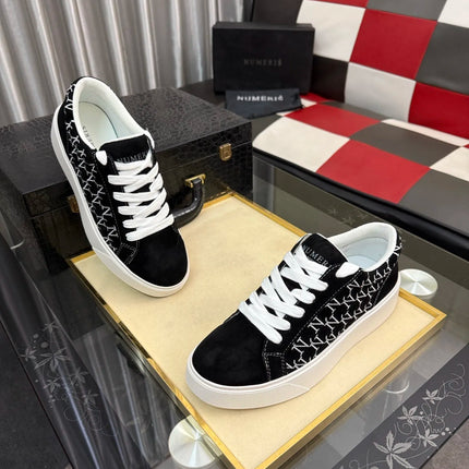 Designer Faithful Low-Top Numeris Sneakers Heightening Casual Sports White Board oes for Couples Lightweight Rubber Outsole