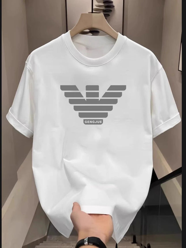 Tendenza Moda Streetwear, Logo Classico, T-shirt Casual, Marca di Lusso, Top per Uomo e Donna