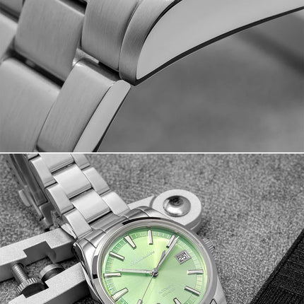 ADDIESDIVE Luxury Classic Automatic Watch Waterproof AR Coated Calendar Display Mechanical Watches Luminous AD2077 Reloj Hombre