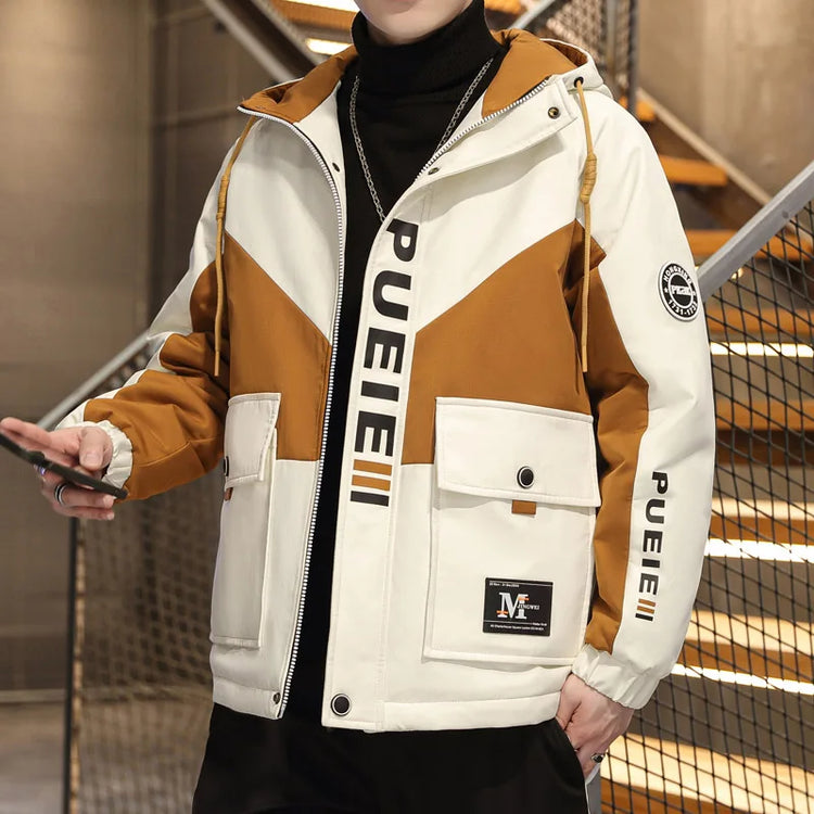 Two-Piece Men's Sets New 2026 Spring Autumn Sportswear Hooded Jacket And Long Pants Casual Loose Coat&Jogger Tracksuits Clothing