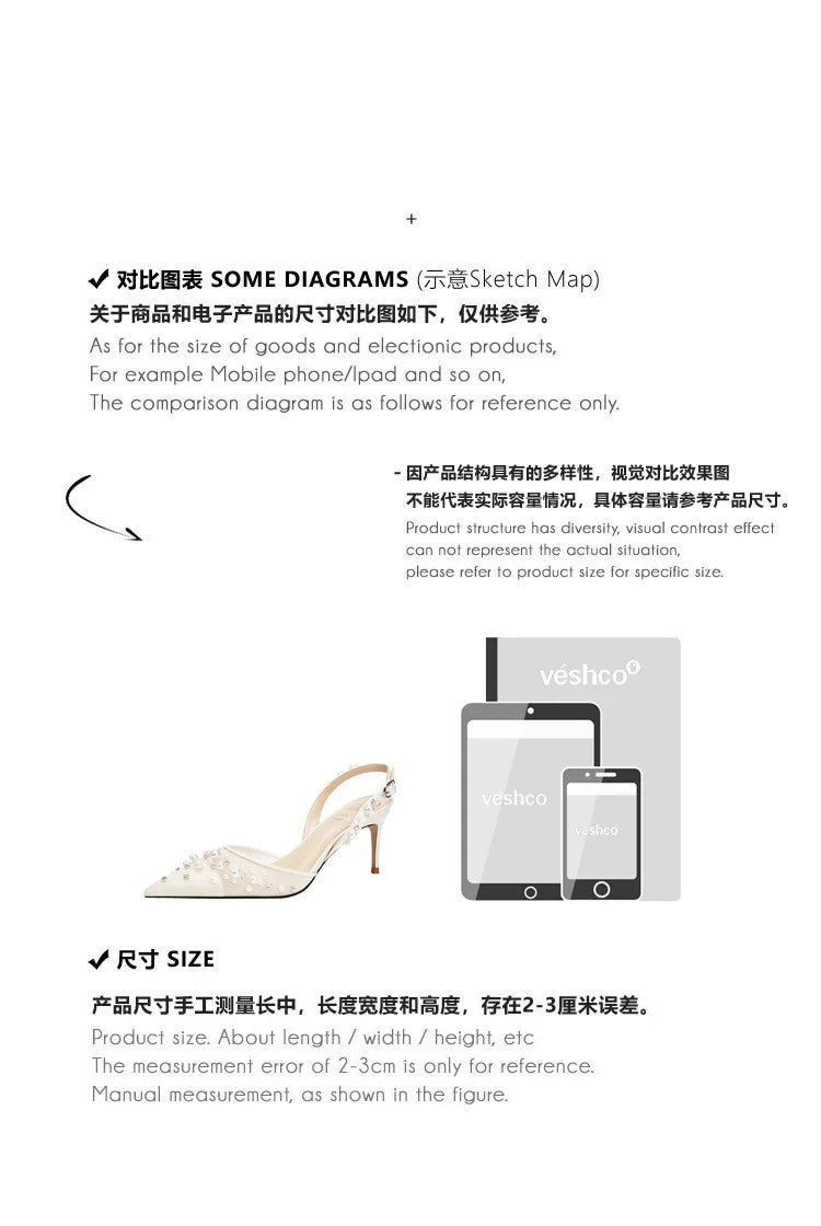Spring and summer pointed toe shallow mouth pearl rhinestone mesh wedding shoes banquet dress stiletto high heel women's sandals