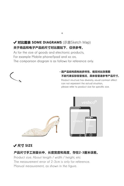 Spring and summer pointed toe shallow mouth pearl rhinestone mesh wedding shoes banquet dress stiletto high heel women's sandals