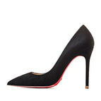 Suede Black 10 cm / 37