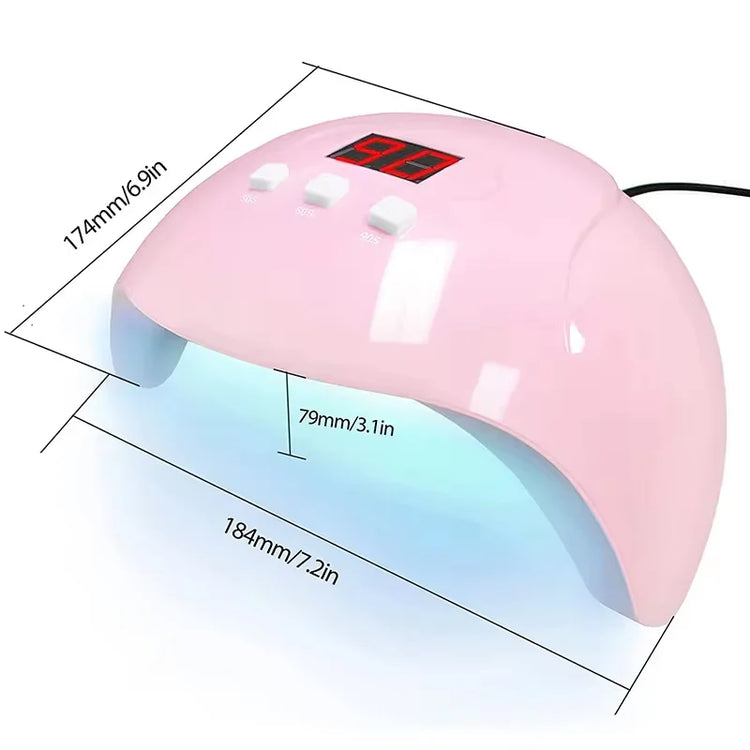 Nail UV Lamp 18LED Nail Dryer Suitable For All Gel Varnish Polishing And Curing With Timer Mode Suitable For Home Manicure Tools