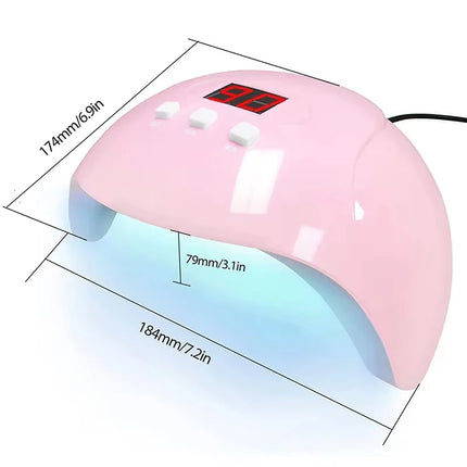 Nail UV Lamp 18LED Nail Dryer Suitable For All Gel Varnish Polishing And Curing With Timer Mode Suitable For Home Manicure Tools