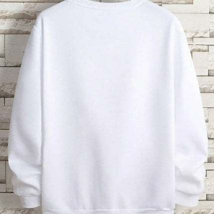 Street Casual Women/Men Pullover Kawaii Cartoons Cat Printing Sweatshirt Warm Soft Hoodies Loose Crewneck Fleece Female Clothing