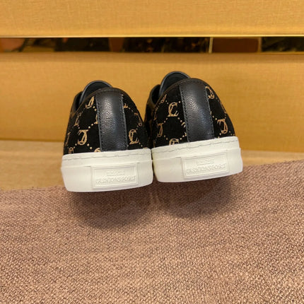New Genuine Leather Men's Lace-up Type Sports Shoes Fashion Casual Sneaker First Layer Cowhide Running Shoes