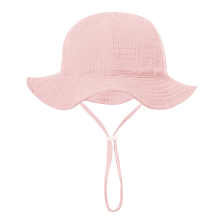 3-18 mesi Cappello da pescatore per bambini Cappello da pescatore per bambini da esterno per protezione solare Ragazzi Ragazze Cappello Panama in cotone Cappello da pescatore per bambini da spiaggia unisex