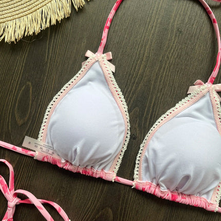 Micro Bikini Push Up Costumi da bagno donna 2025 Costumi da bagno femminili sexy Bikini brasiliano Perizoma Biquini Costumi da bagno Stampa Beachwear platinumshop