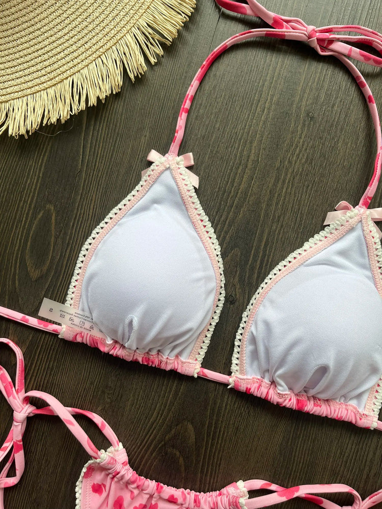 Micro Bikini Push Up Costumi da bagno donna 2025 Costumi da bagno femminili sexy Bikini brasiliano Perizoma Biquini Costumi da bagno Stampa Beachwear platinumshop