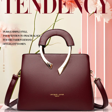 Luxury Handbags Women Bags Designer 3 Layers Soft Leather Shoulder Crossbody Sac Ladies Large Capacity Shopping Messenger Tote PlatiNum