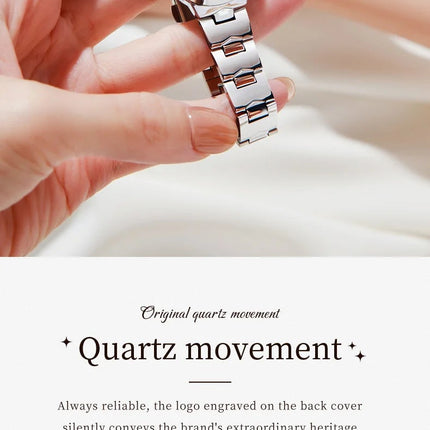 OLEVS Orologio da donna Elegante orologio al quarzo alla moda in acciaio inossidabile impermeabile luminoso da donna con confezione regalo Reloj 3735 platinumshop