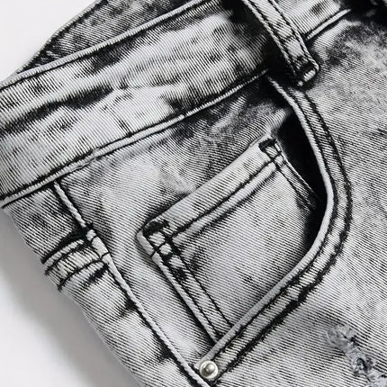Estate nuovi jeans corti da uomo elasticizzati slim pantaloncini di jeans dal design retrò alla moda streetwear pantaloncini cargo in cotone 98% uomo