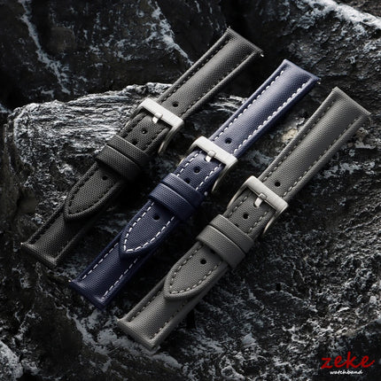 Cinturino per orologio in tela di nylon 18/19/20/21/22mm per Omega per Blancpain Sailcloth cinturino impermeabile cinturino da polso in pelle a sgancio rapido