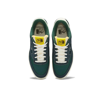 Reebok Club C Skateboard Shoes Unisex Low Top Green/White HQ2203