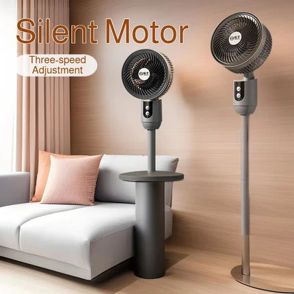 Ventilatore intelligente regolabile con 3 impostazioni di velocità Circolatore d'aria a basso rumore e ventilatore a torre Vento silenzioso e potente Ideale per il raffreddamento domestico