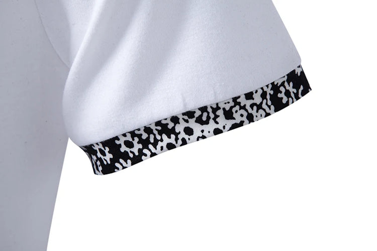Polo da uomo estive a manica corta, T-shirt con colletto a risvolto, tinta unita, T-shirt sportiva T15
