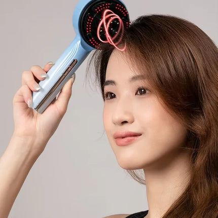 New Scalp Massage Comb Infrared Light Head Massager for Hair Growth Electric Scalp Oil Applicator Anti-Hair Loss Hair Care