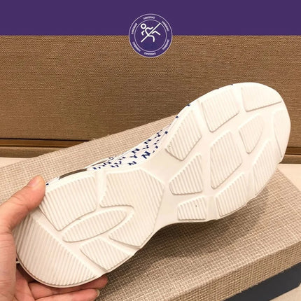 Brand Men Sneakers Fashion Print Casual Shoes Men Breathable Lace Up Running Shoes Luxury High Quality Men Sport Shoes 2026 New