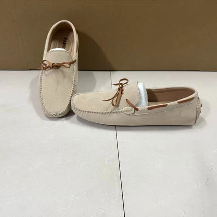 Scarpe casual da uomo Mocassini in pelle scamosciata Scarpe classiche in pelle Scarpe da guida morbide Mocassini di lusso Slip on caldi Scarpe da uomo Taglie forti 38-49