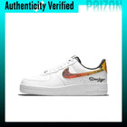 Nike Air Force 1 Skateboard Shoes Unisex Low Top White/Orange DM7578-100