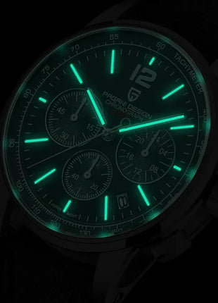 Orologio al Quarzo da Uomo Pagani Design VK63, 41MM, Vetro Zaffiro, Impermeabile 10 Bar, Sportivo, Reloj Hombre