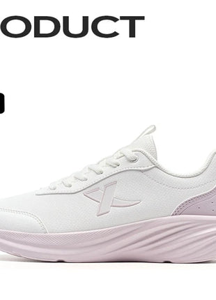 Xtep Running Shoe for Women Support Yu Yi Fw Cushioning Shock WaterProof Stability Durability Breathable Sneakers 875418110055 PlatiNum
