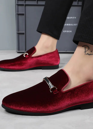 Scarpe firmate uomo Zapatos De Hombre Slip-On scarpe in pelle Casual scarpe maschili adulto rosso guida mocassino mocassini morbidi antiscivolo