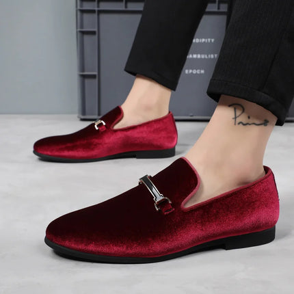 Scarpe firmate uomo Zapatos De Hombre Slip-On scarpe in pelle Casual scarpe maschili adulto rosso guida mocassino mocassini morbidi antiscivolo