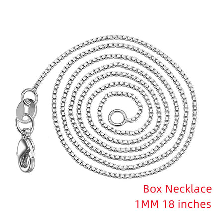S925 Sterling Silver Necklace Angel Tears Crystal Red Pendant Necklace for Woman Charm Jewelry Gift PlatiNum