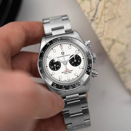 Nuovo Orologio da Uomo PAGANI DESIGN BB Panda 2026, Orologio al Quarzo di Lusso Retrò, Cronografo Sportivo da Polso, Impermeabile 100M, Luminoso