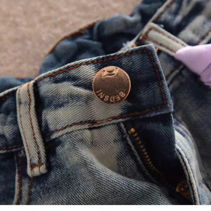 Summer Women Kpop Jean Shorts Abi Y2K 2000s Ripped Denim Hot Pants Grunge Gyaru Japanese American Retro Cyber Punk Harajuku Tide PlatiNum