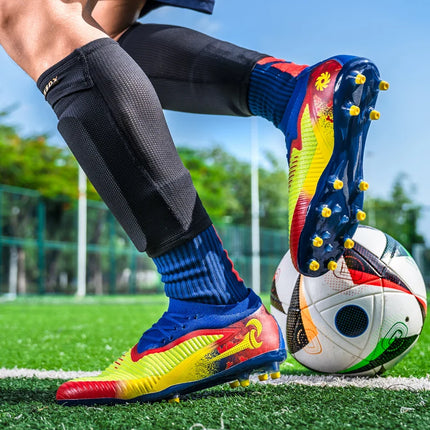 Nuovi Scarpini da Calcio per Uomo, Scarpe Sportive da Esterno per Ragazzi, Tacchetti Lunghi Antiscivolo Traspiranti, Scarpe da Calcio per Allenamento e Partite, Comode per Adulti