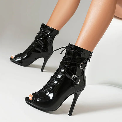 Sgesvier High Women Sandals Thin Heels Soft Stilettos Jazz Dance Female Shoes Sole Customizable Latin Dancing Sexy Plus Size 46