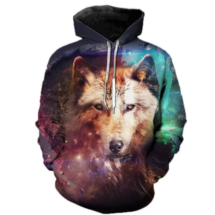 3D Wolf Hoodies Men Hooded Animal Printed Hoodie Sweatshirts Tracksuits Man/women Jackets Funny Hoody DropShipping
