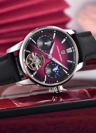 PAGANI DESIGN 41MM Orologio da uomo Orologio meccanico automatico di lusso Orologio da pilota impermeabile in acciaio inossidabile da 100 m PDYS021