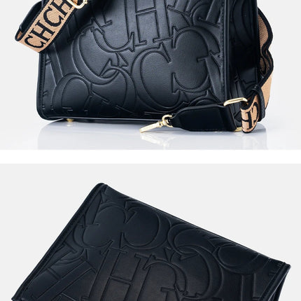 CHCH Fashion Monogram Print High Quality Metal Logo Casual Light Luxury Brand Designer 2025 New Women's Handbag bolsos mujer PlatiNum