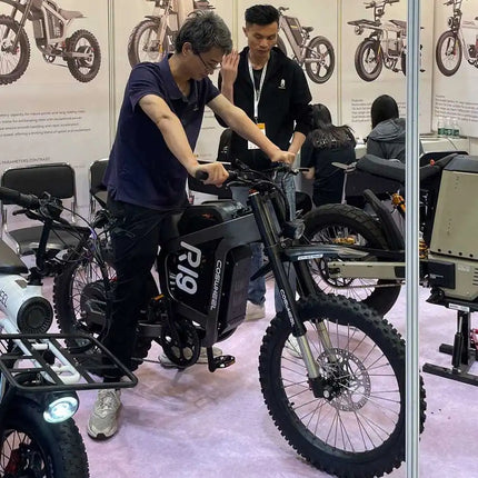 COSWHEEL R19 Bicicletta Elettrica 72V 40AH con Batteria al Litio, E-bike da Montagna per Adulti 9000W, Ciclomotore Elettrico da Uomo, E-truck da Strada