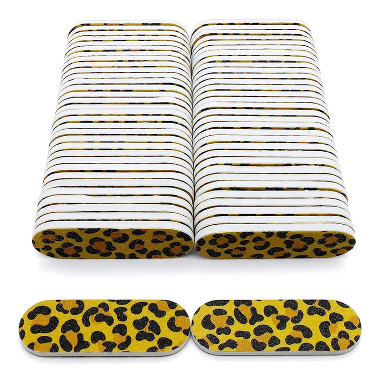 50Pcs Mini Double‑Sided Nail File Sanding Block Colorful Foam Polishing Board For Manicure Pedicure Nail Beauty Work