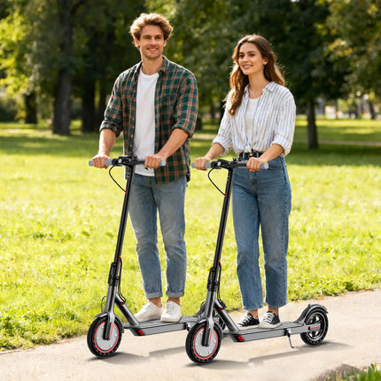 Monopattino Elettrico 365GO PRO AOVOPRO Nuovo Modello 2026 Potenziato 350W Super Potente Pieghevole con Doppio Freno, Velocità 31KM/H, Autonomia 5-28KM
