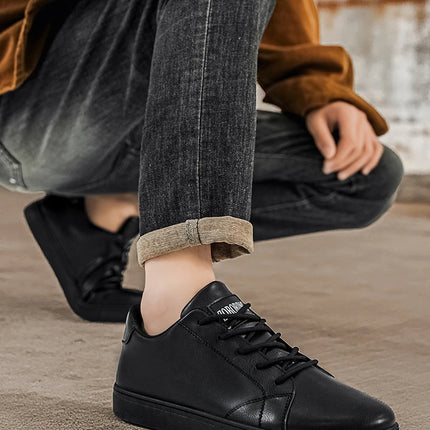 2026 Spring and Autumn Large Size New Trendy Men's Shoes Korean Style Breathable Versatile White Shoes Running Youth Casual Sports Shoes