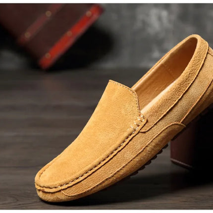 Mocassini da uomo in pelle scamosciata di lusso 2022 scarpe casual da uomo scarpe da barca fatte a mano da uomo Slipon scarpe da guida mocassini maschili Zapatos