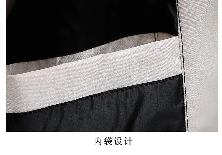 Autumn Casual Men Sets Two Pieces Fashion Korean Trend Hooded Jacket + Pants Spring Baseball Uniform Suit Man Outfit