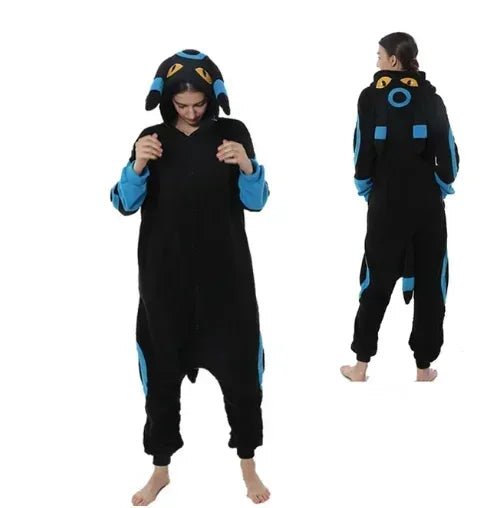 okemon Cosplay Kigurumi Onesie Snorlax Jigglypuff Umbreon Gengar Costume Halloween Adult Anime Bulbasaur Pajamas
